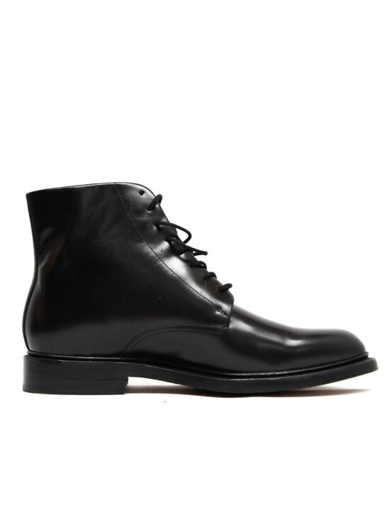 New! Vince Men\'s Damian Leather Boot High Shine Black Size 43.5 EU 10.5 US DD86A main image 5